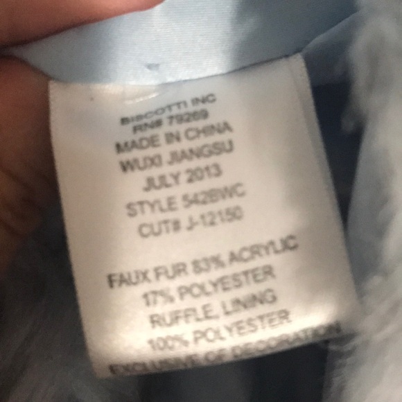 Kate Mack Faux fur vest with gem embellishment - Picture 3 of 6